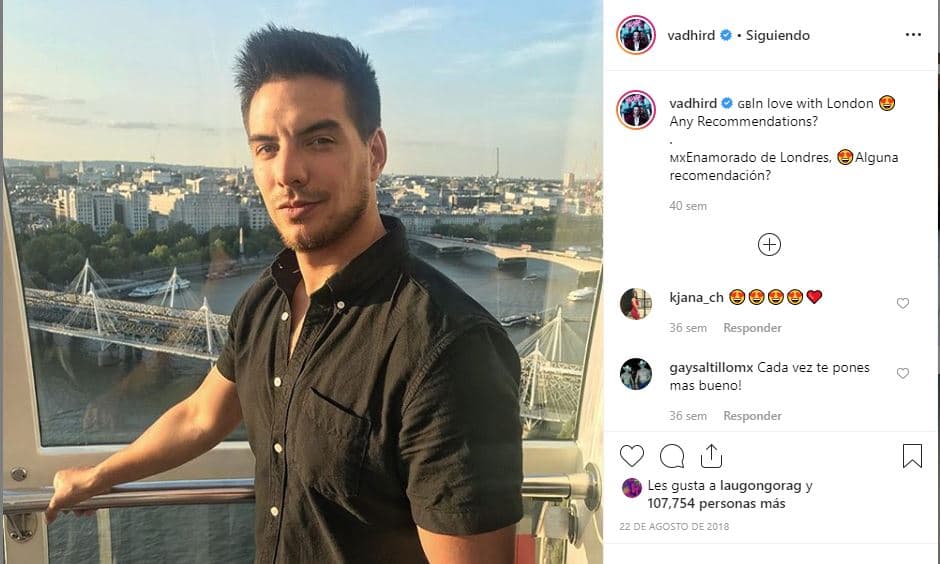 Pero es indudable que no sólo José Eduardo y Aitana tienen ese peculiar rasgo físico heredado de su famoso padre. 
<b>Vadhir </b>(en la foto) también puede presumir su barba partida.