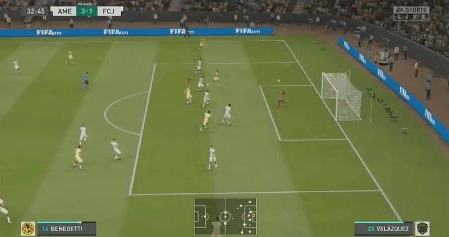 En un partidazo, el América de Nicolás Benedetti despedazó a Juárez de Diego Roldán 6-3 en el torneo virtual de la eLiga MX.