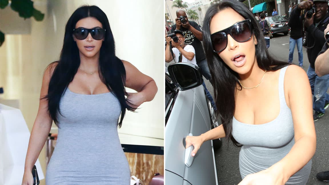 Al parecer las hormonas comienzan a hacer estragos en el humor de Kim Kardashian.