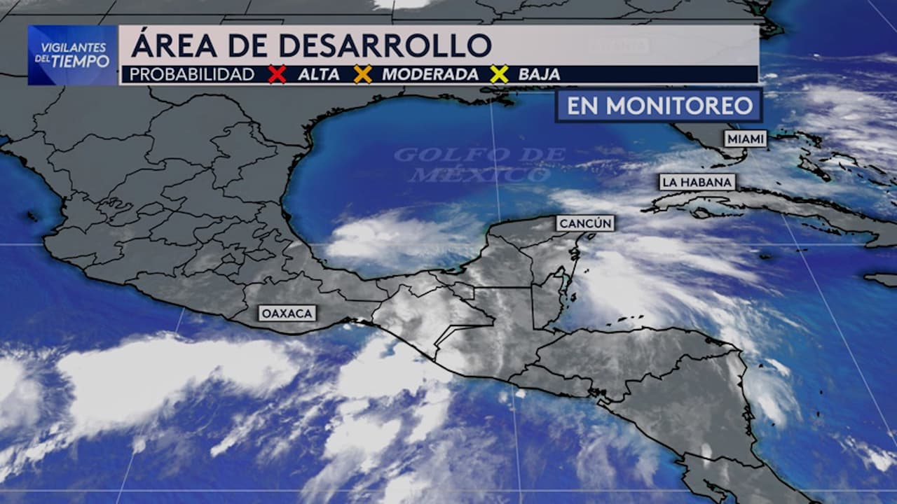 El sistema se trasladará en el Golfo de México y el Caribe, encontrando condiciones favorables para ser una tormenta.