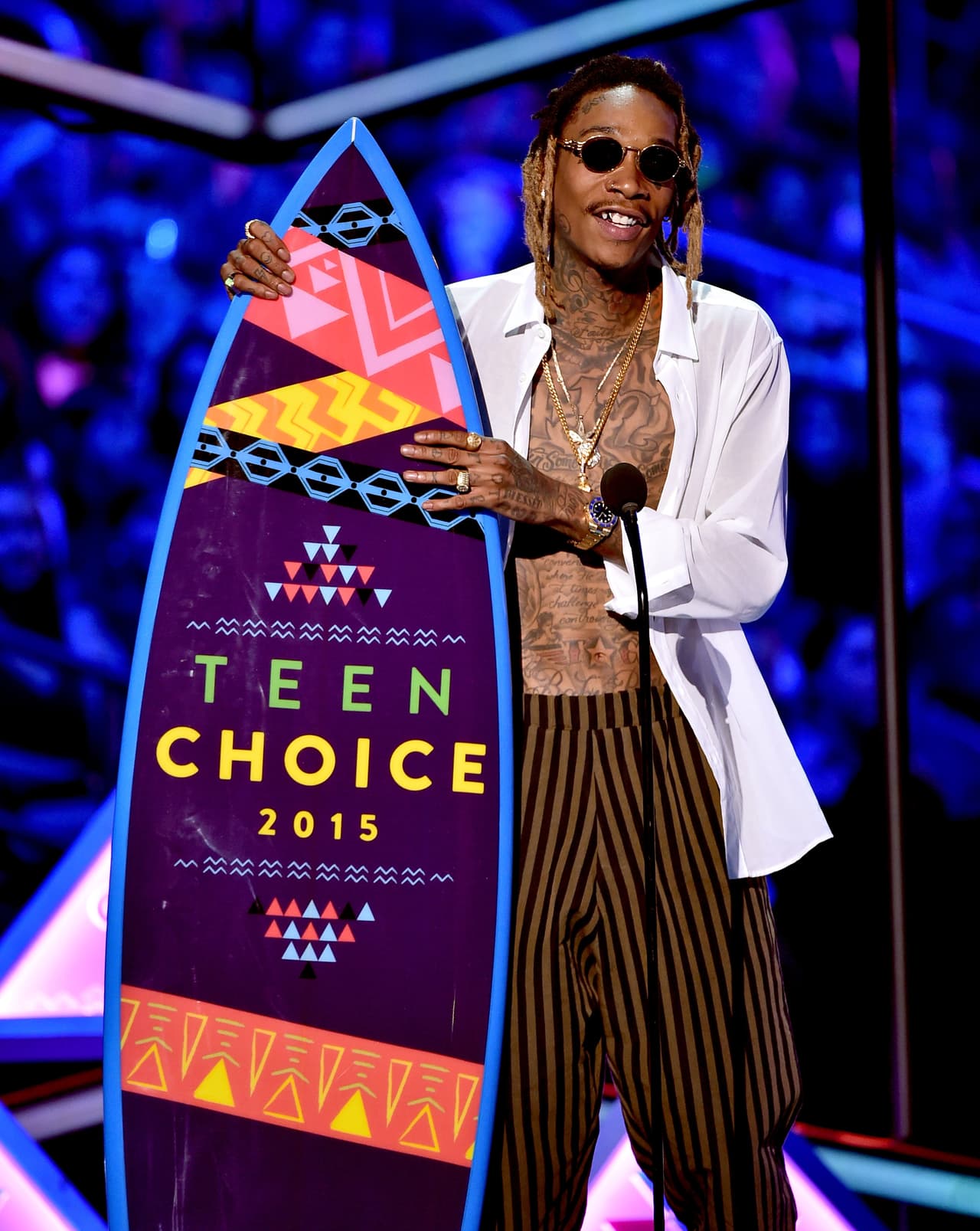 Y la Mejor Canción Hip - Hop, R&B fue para Wiz Khalifa por el tema 'See You Again', la cual forma parte del soundtrack de 'Fast and Furious 7'.