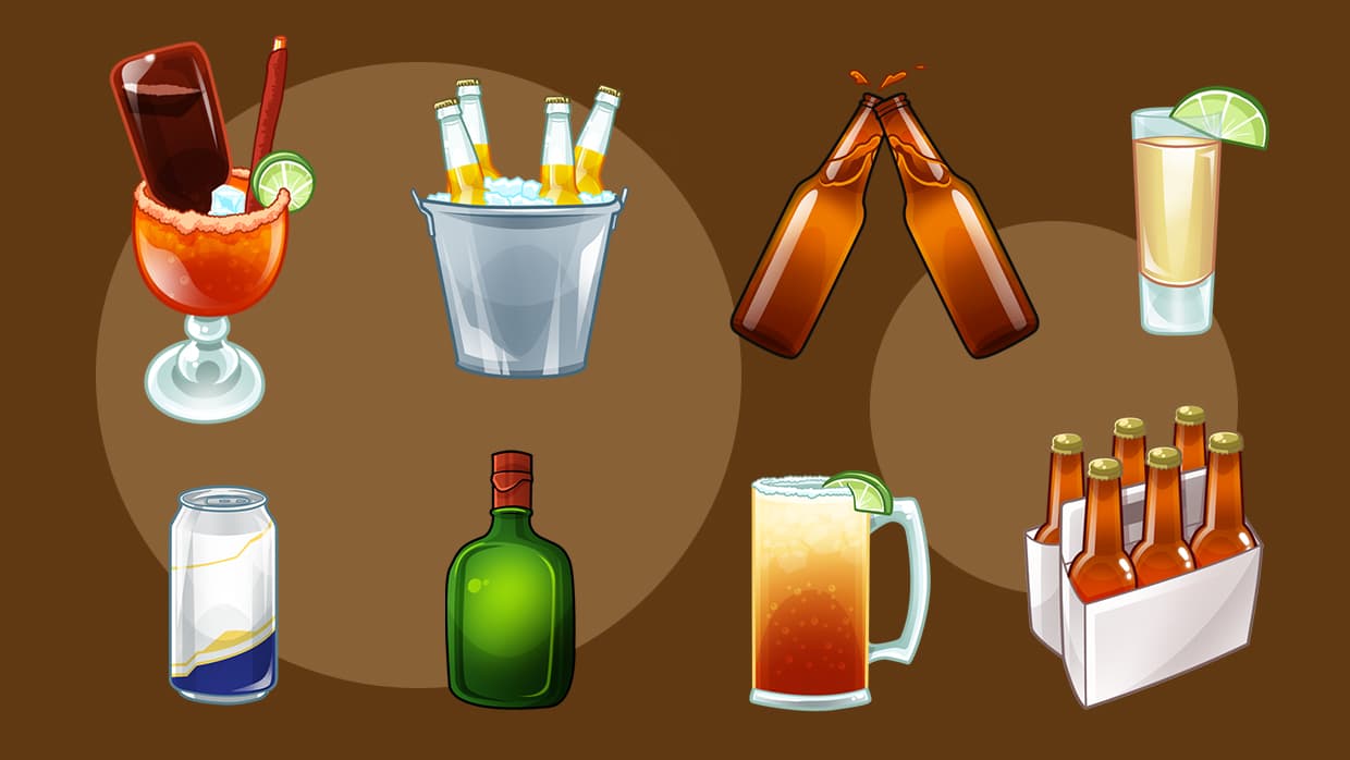 De igual manera, hay 'emojis' de micheladas, de la cubeta, el 'seisito' y otras bebidas.