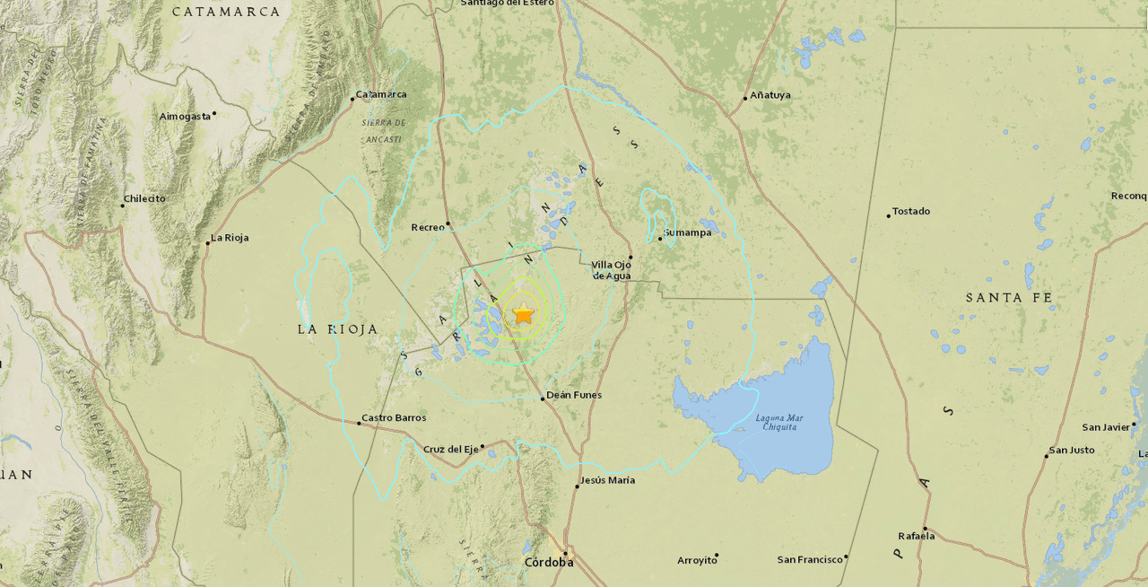 Terremoto en Argentina