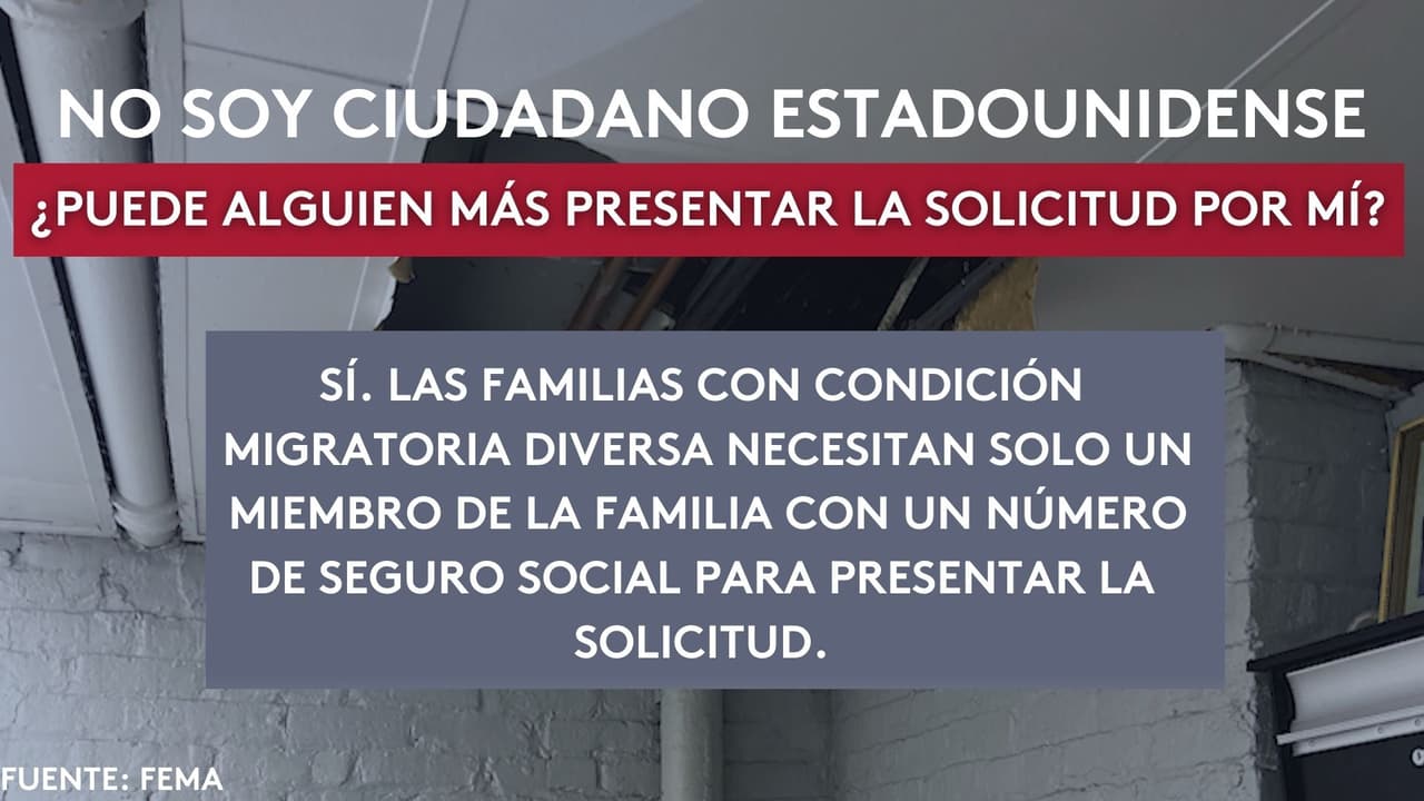 No soy ciudadano estadounidense, ¿puede alguien más presentar la solicitud por mí?
