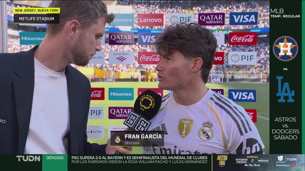 Fran García reconoce que Real Madrid se metió en problemas al final