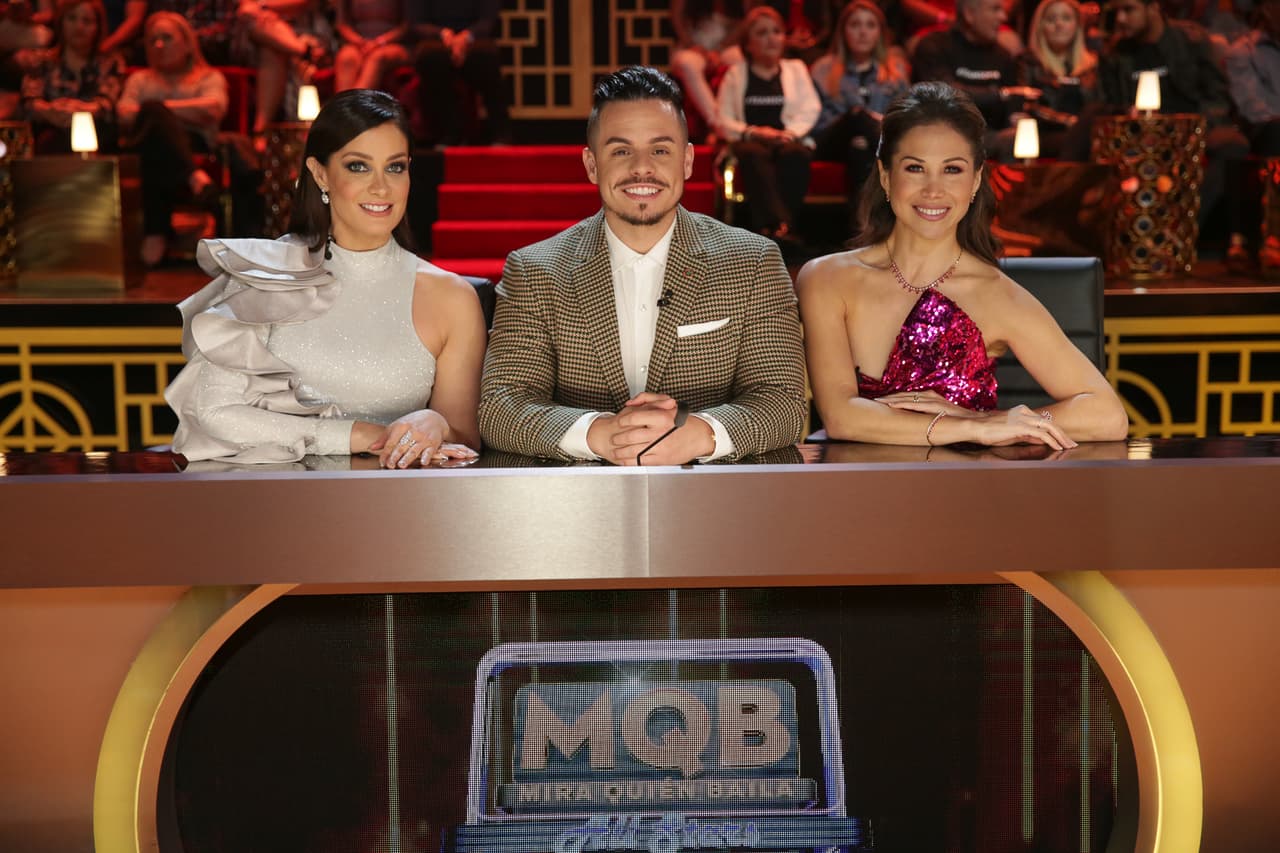 Bianca Marroquín, Dayanara Torres y Casper Smart son los tres jueces que durante esta temporada de MQB All Stars calificarán a las ocho celebridades en el escenario.