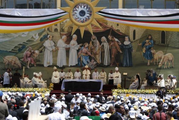 El papa hizo un llamado a poner un alto al conflicto entre Israel y Palestina.