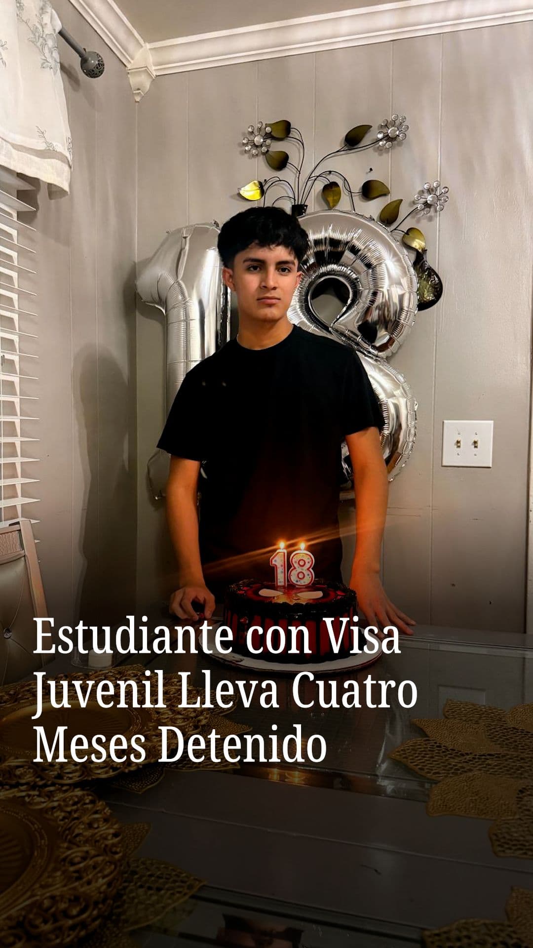 Estudiante con visa juvenil lleva cuatro meses detenido