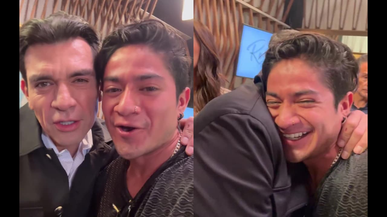 Así fue la reunión de Jorge Salinas y su hijo de La que no podía amar