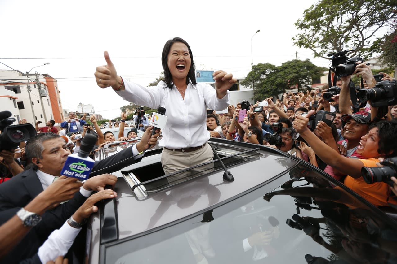 Keiko Fujimori ganó las elecciones en Perú pero irá a segunda vuelta