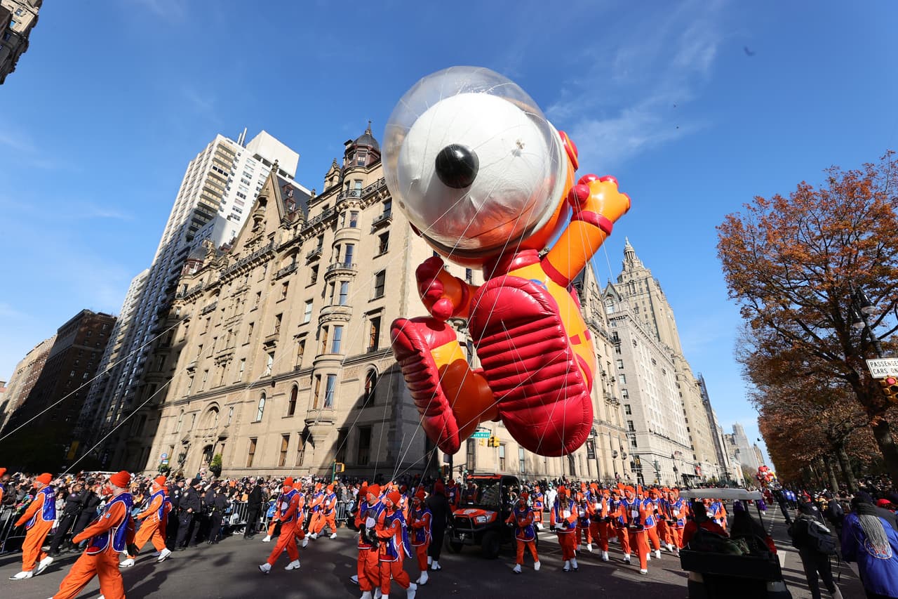 Snoopy es uno de los globos más queridos.