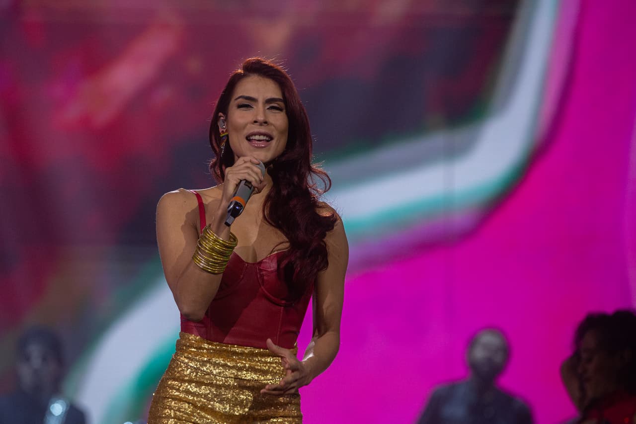 María León hizo un espectacular número de apertura en la tercera gala de Pequeños Gigantes 2020.