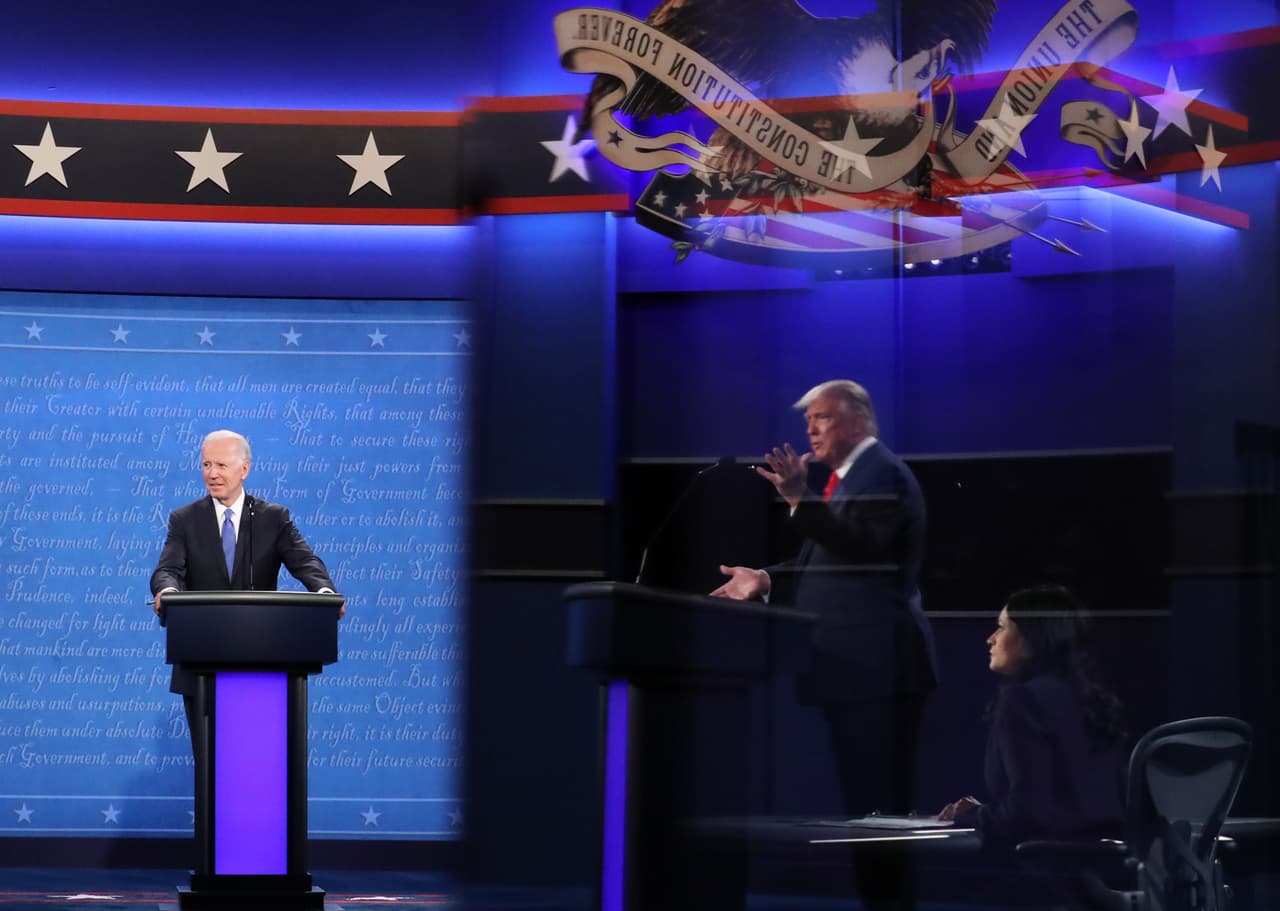 En la discusión Joe Biden aseguró no tiene intención alguna de eliminar el seguro médico para los 180 millones de estadounidenses con pólizas privadas.