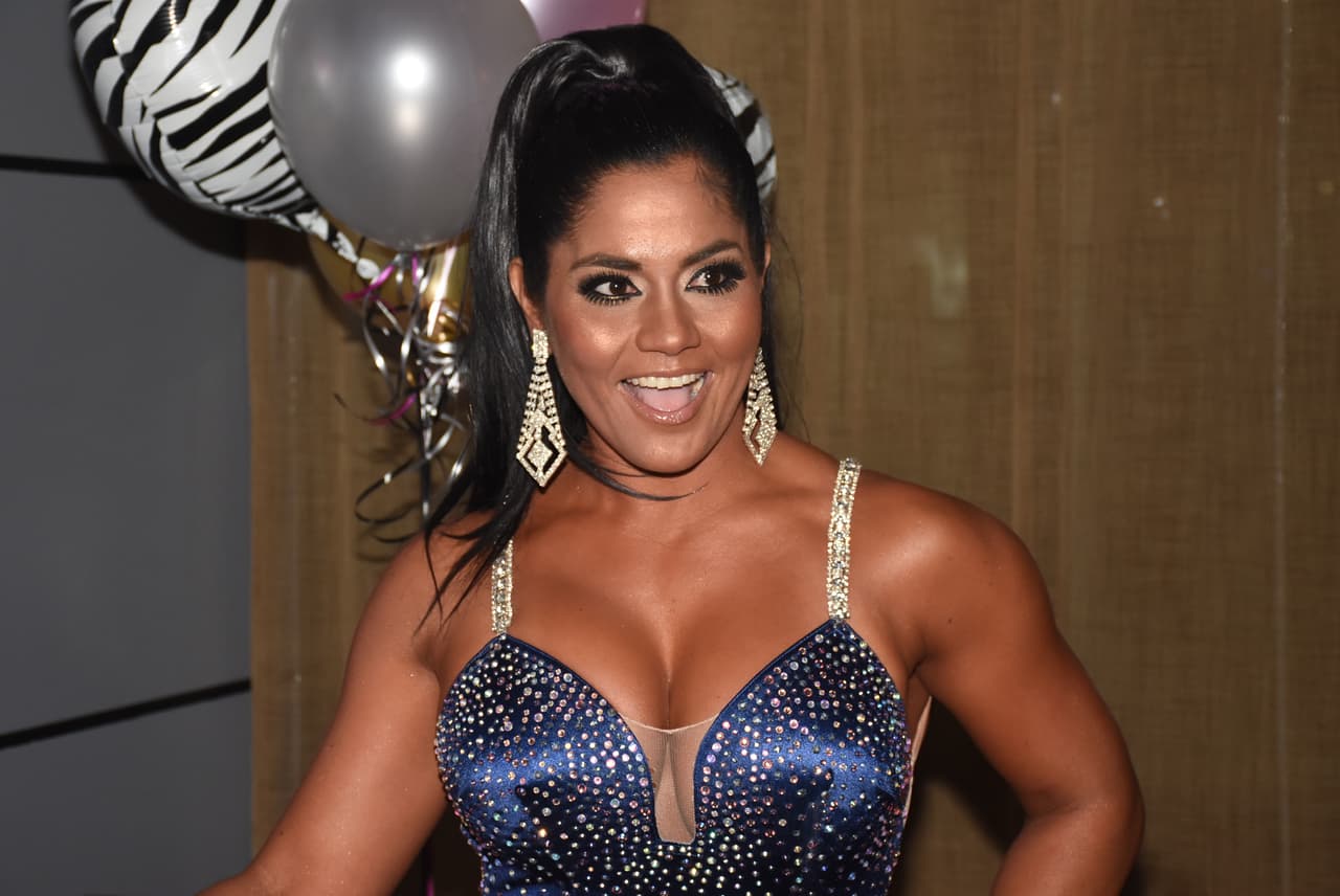 Se veía súper feliz rodeada de sus seres queridos.