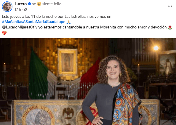 Lucero también le demostró a su hija Lucerito que la está apoyando.