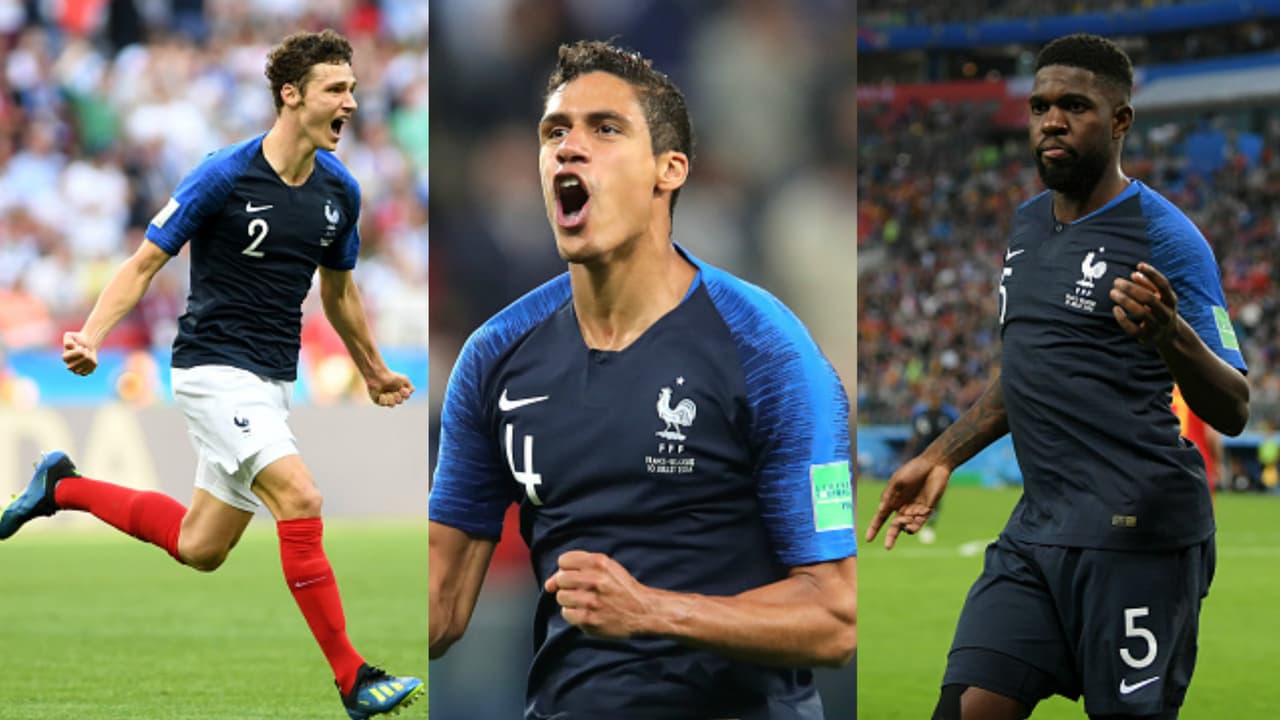 Francia tiene muchas variantes para marcar goles y sus defensores no se quedan atrás.