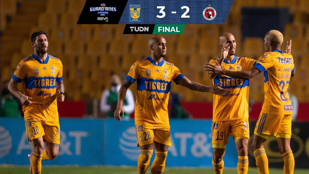 Tigres 3-2 Xolos Liga BBVA MX