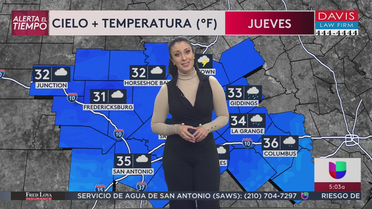 Disminuye el aviso a advertencia por tormenta invernal para esta mañana en San Antonio