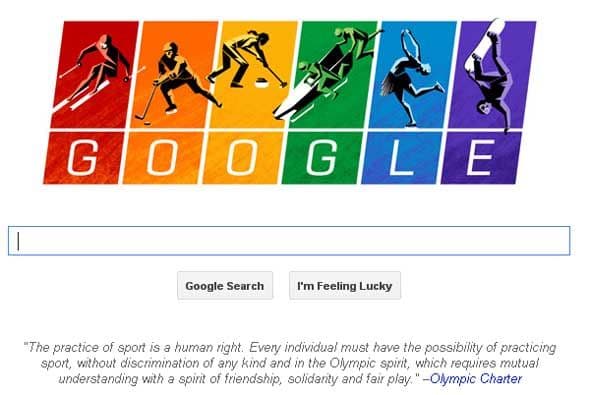 Google da la bienvenida a los JJOO con un guiño a los gays