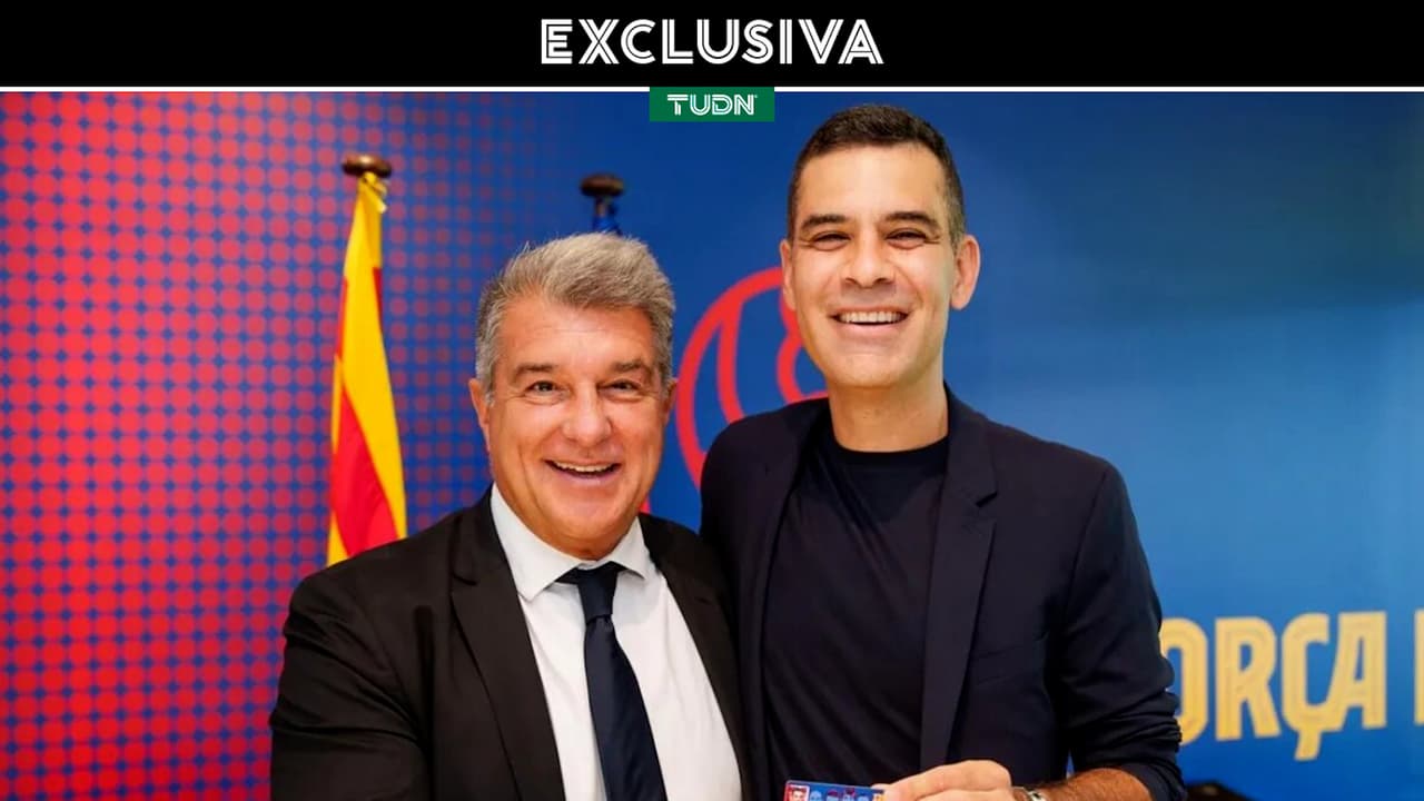 Laporta habla del carácter y liderazgo de Rafa Márquez para el Barça Atlhetic