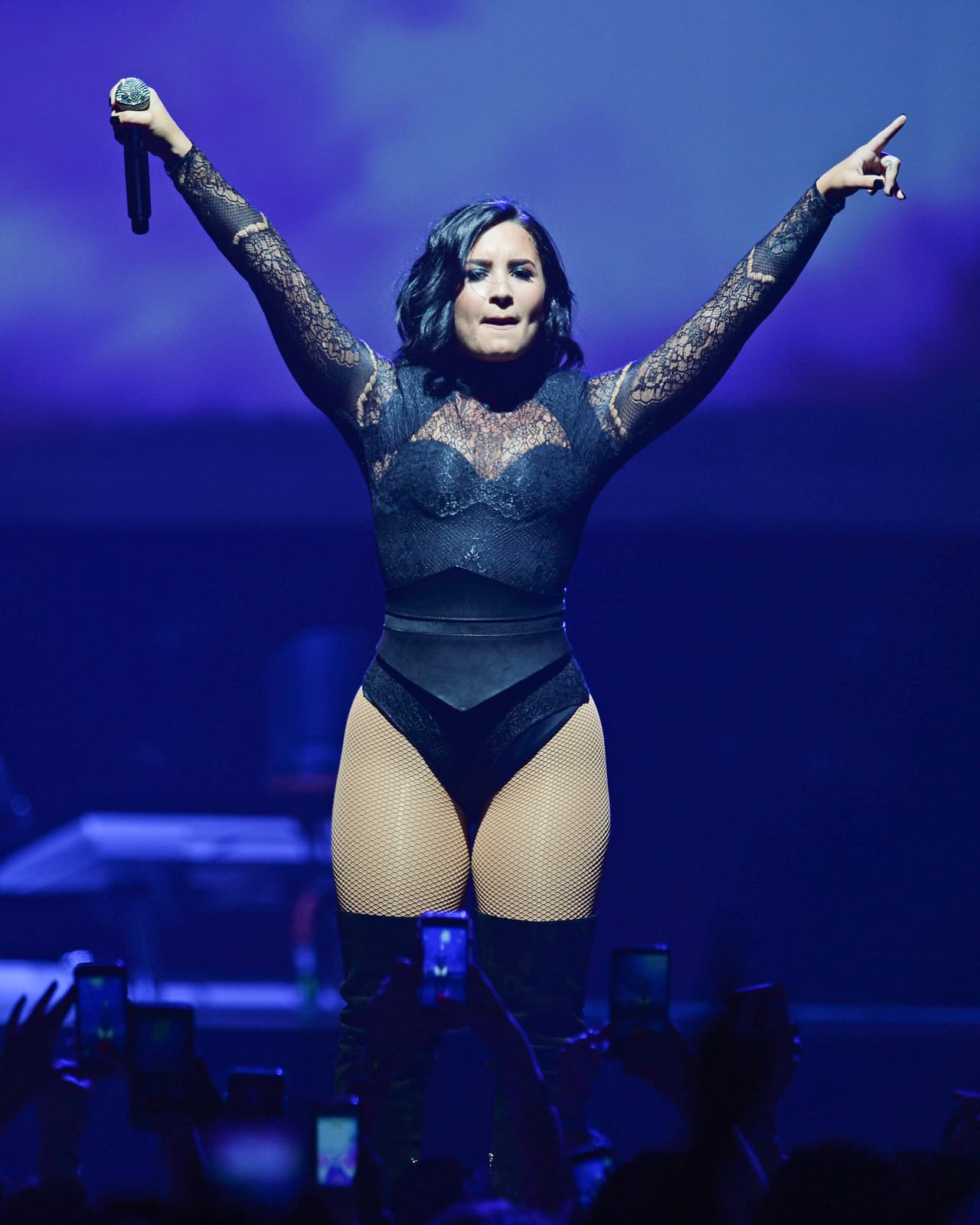 Hizo vibrar a su público.