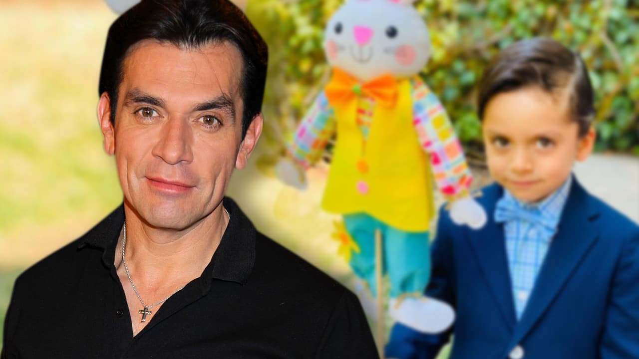 Jorge Salinas y su hijo León son idénticos: estas son las fotos que lo demuestran