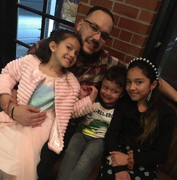 Rivera y Campos ya tenían dos hijos en común: Jenavieve y Jordan. Jaylah, la hija mayor de ella, fue fruto de otra relación.
<br>