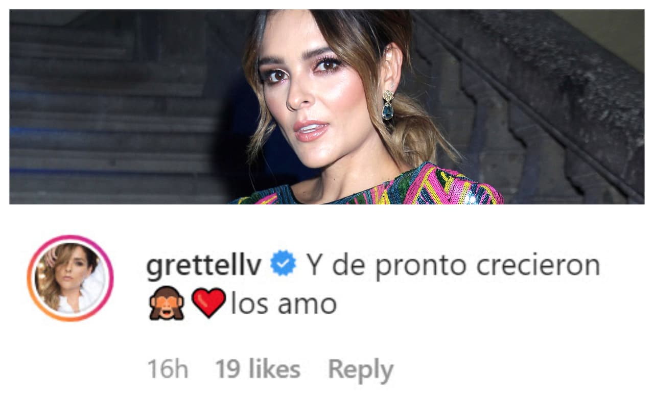 Una de ellas fue 
<b><a href="https://www.univision.com/famosos/11-veces-lo-repite-para-que-nos-quede-claro-a-todos-grettell-valdez-responde-si-tendra-un-segundo-hijo-video" target="_blank">Grettel Váldez</a></b>, quien destacó cómo han pasado los años sobre los chicos: "Y de pronto crecieron, los amo", escribió. 
<br>