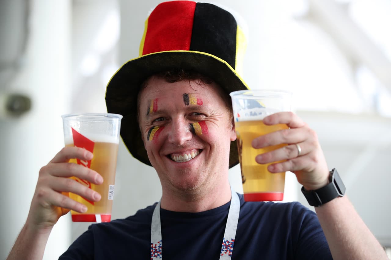 Los fanáticos de Panamá debutaron apoyando en un Mundial de mayores a su selección y en esa fiesta en las tribunas se encontraron a los hinchas de Bélgica, su primer rival en Rusia 2018.
