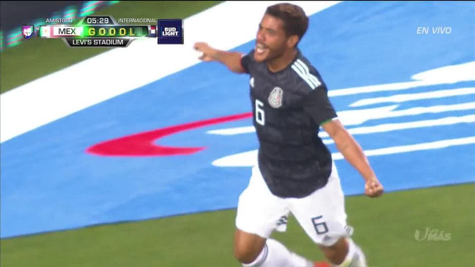 ¡GOOOL! Jonathan dos Santos anota para Mexico