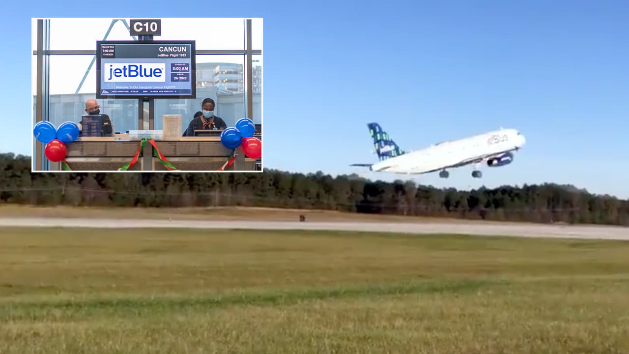 Despega hacia México el primer vuelo internacional desde RDU durante la pandemia de coronavirus