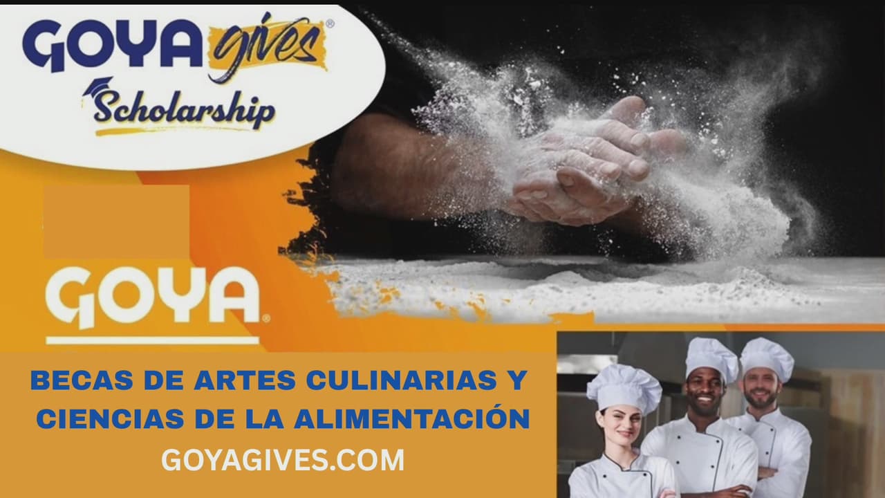 Las becas culinarias de Goya