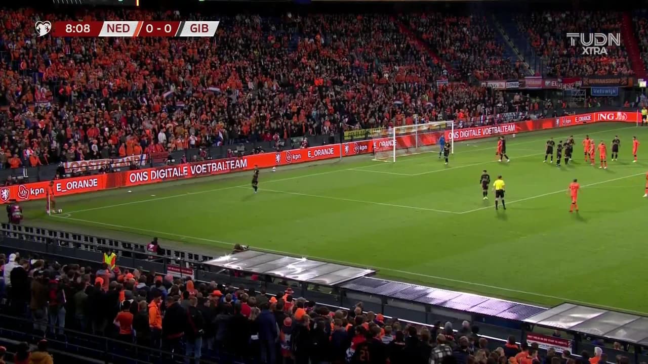 ¡Se adelanta Países Bajos! Van Dijk pone el 1-0 ante Gibraltar