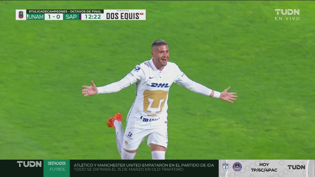 ¡Otra vez ‘Palermo’! Ortiz cabecea cruzado para el 1-0 ante el Saprissa