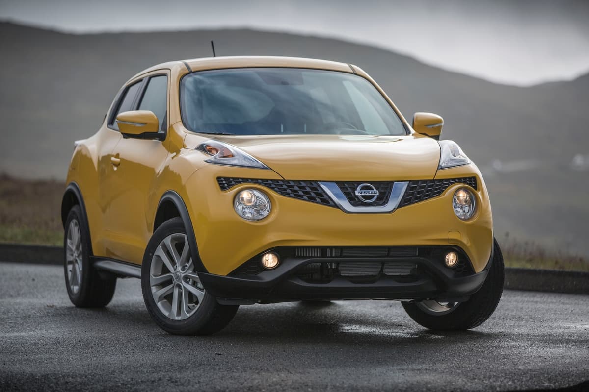 <b>Nissan Juke</b>: Más de uno a comparado el peculiar aspecto de la Nissan Juke con el de un bulldog, lo cual es un punto positivo a los ojos de los amantes de los perros. Pero no te dejes engañar por su apariencia, a pesar de su tamaño, este bulldog con sus asientos traseros abatidos tiene espacio de sobre para un par de canes mal portados y todos sus trastos. 
<br>