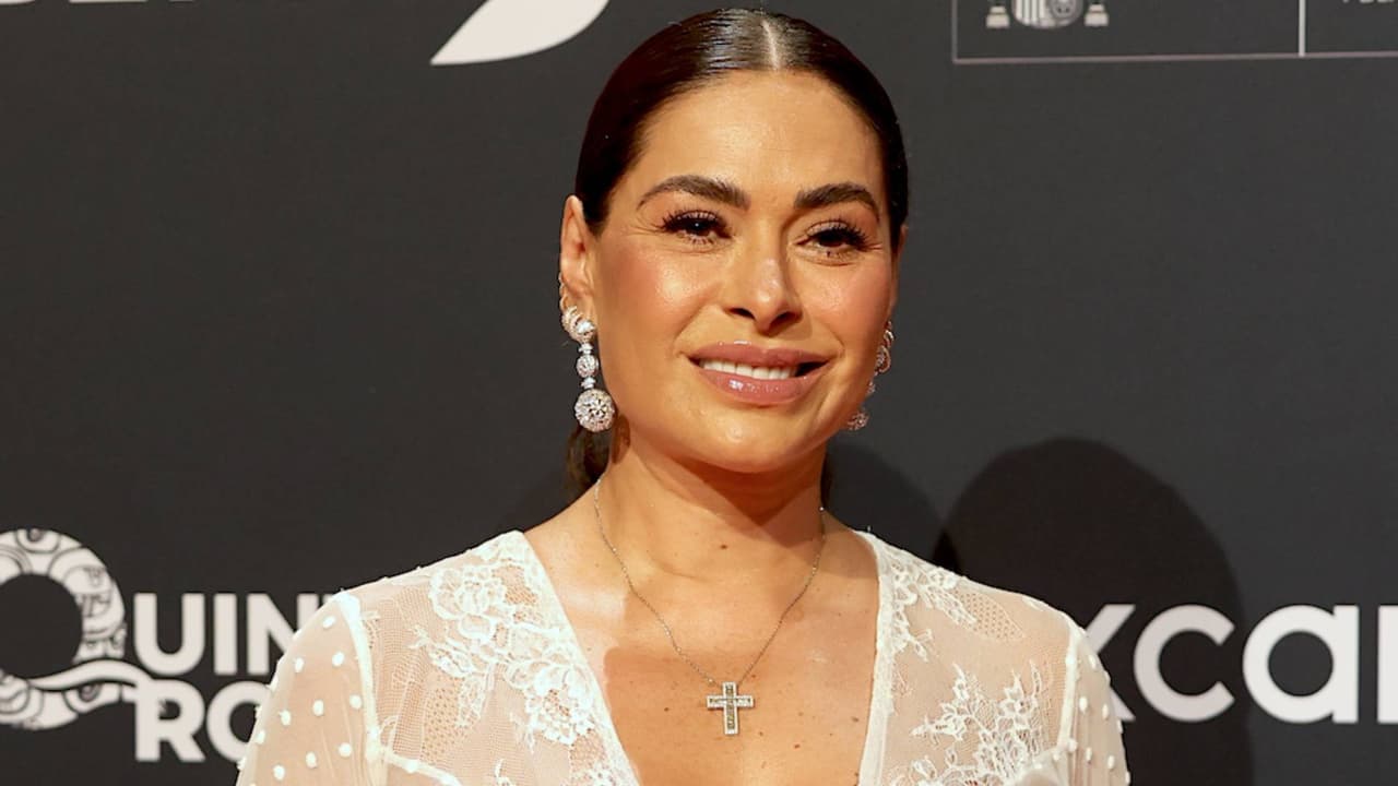 Galilea Montijo se sintió como en su boda por este outfit que eligió para desfilar junto a su novio