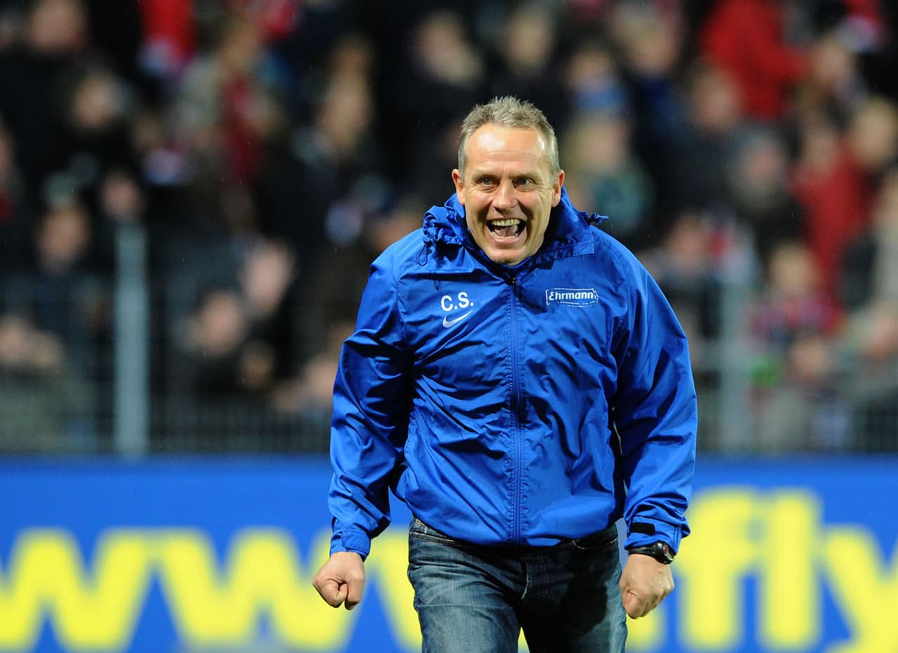 <b>3. Christian Streich (S.C. Freiburg) - </b>En 
<b>enero de 2012 </b>se convirtió en el entrenador del Friburgo tras formarse en las menores del equipo y llegar a ser asistente del primer equipo desde el 2007.