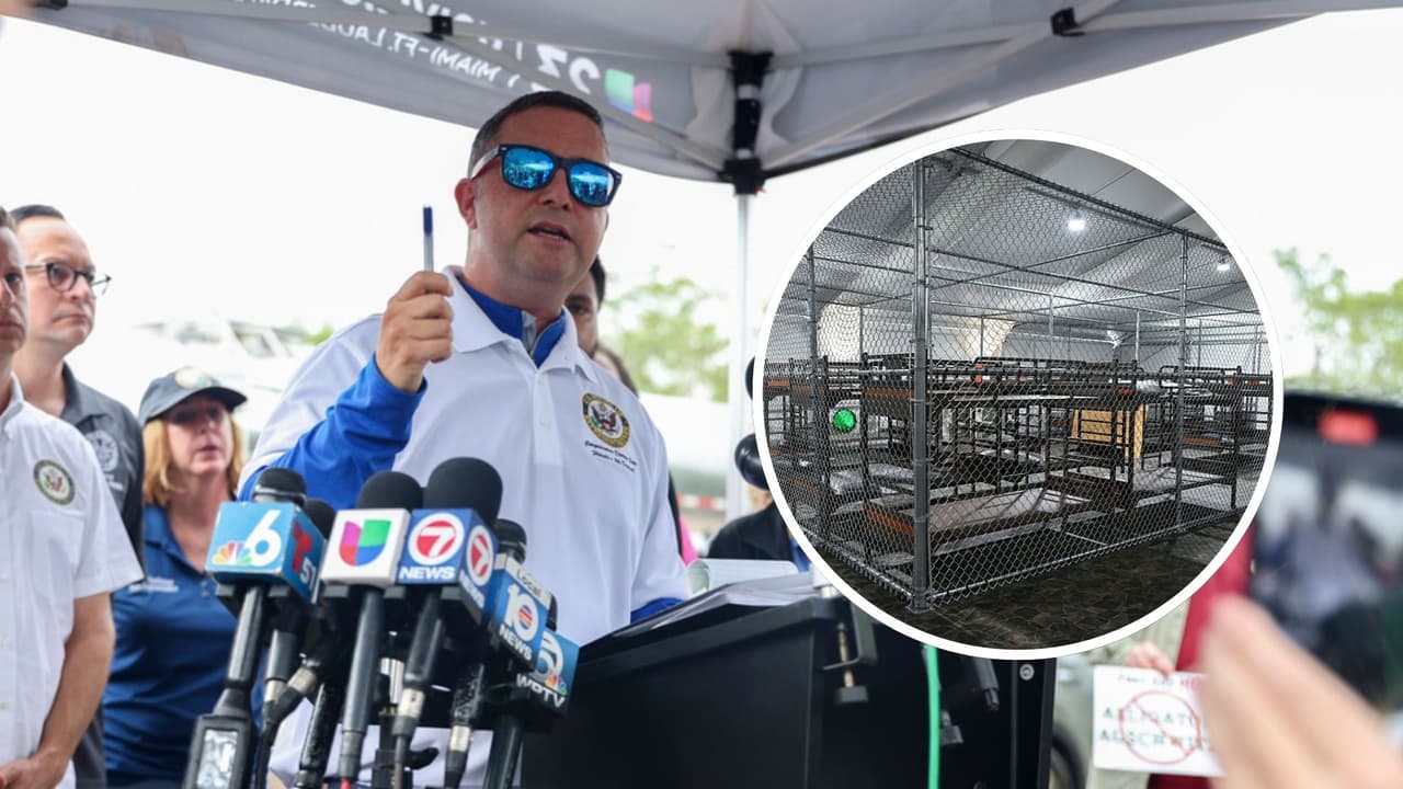 Inmigrantes viven en jaulas y comen raciones escasas en Alcatraz de los Caimanes, revelan legisladores tras inspección