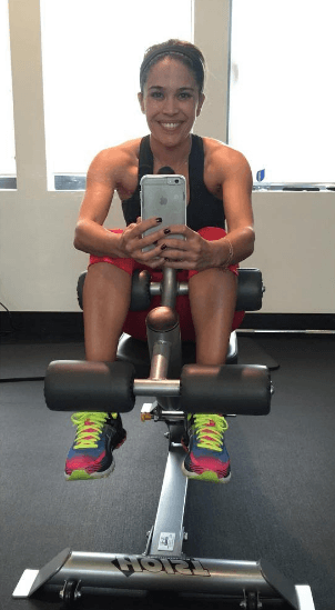 Karlita #rumboamis40 con gran actitud y entusiasmo.