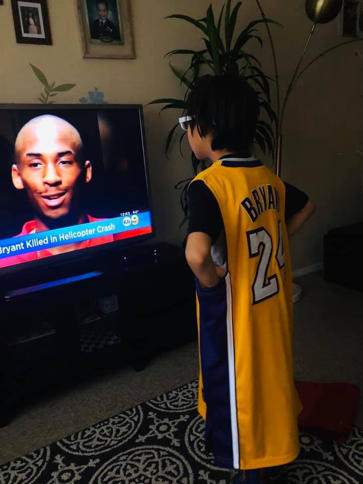 "Mi hijo quiso conocerlo pero nunca tuvo la oportunidad... Aquí, en esta foto, él no podía creer lo que estaba pasando".