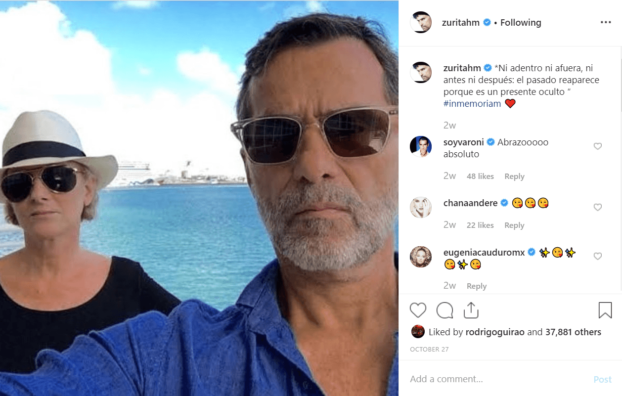 A nueve meses de la partida de Christian Bach, Humberto Zurita ha demostrado que la recuerda día a día.