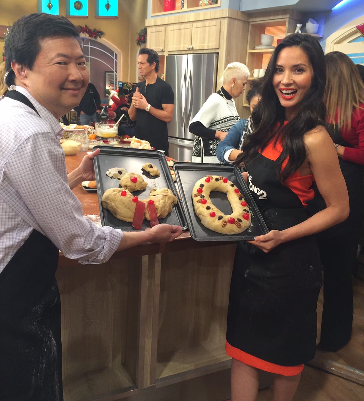 ¿Qué tal les quedaron la rosca de Olivia Munn y Ken Jeong?