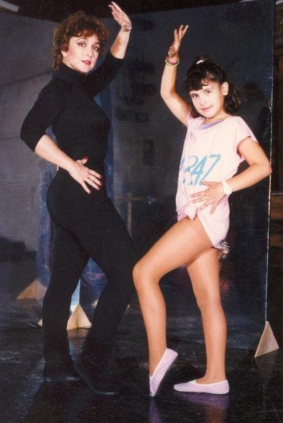 Su primera aparición en pantalla la hizo cuando tenía tan solo 2 meses de nacida junto a 'La Novia de México'.