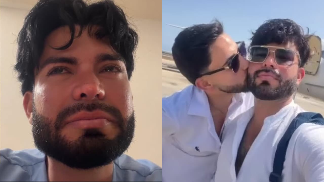 Mister Universo Venezuela reaparece en llanto tras muerte de su novio entre escombros