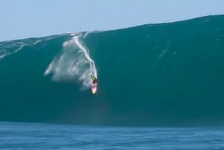 Niccolo Porcella antes de su caída.