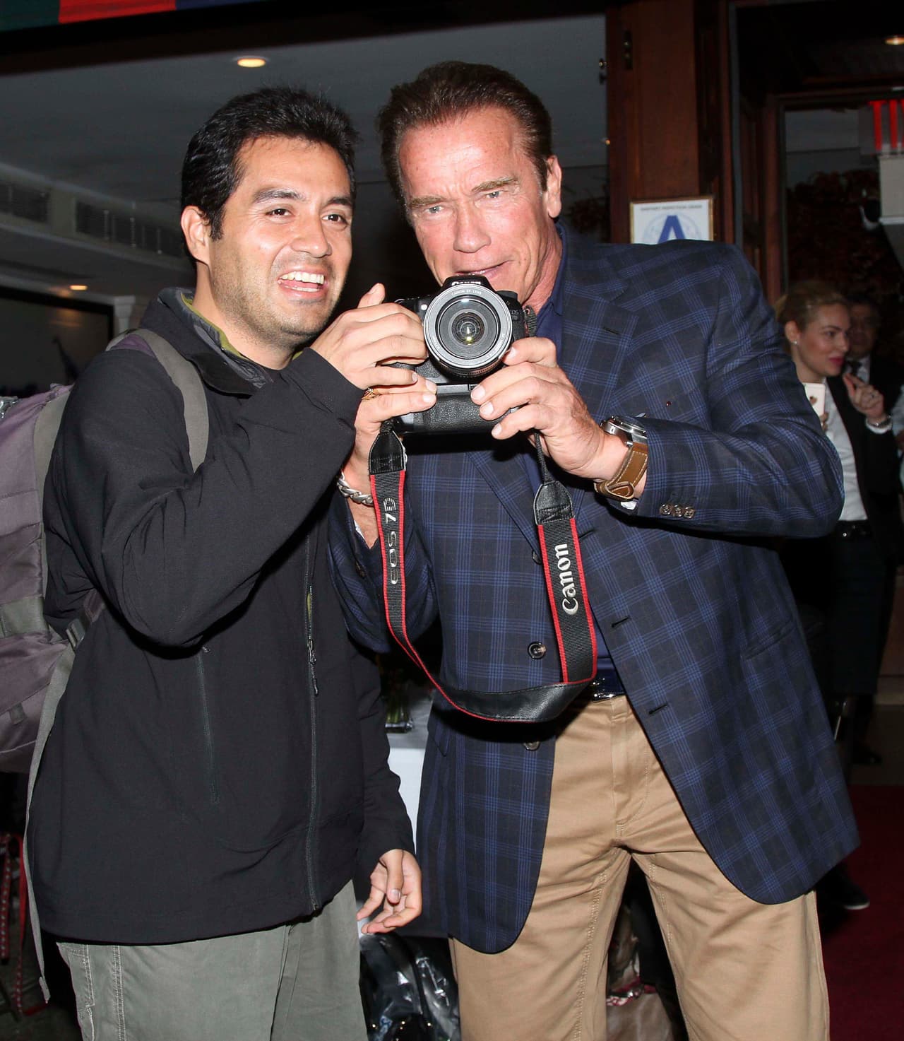 Arnold Schwarzenegger recibió clases privadas para convertirse en paparazzo.