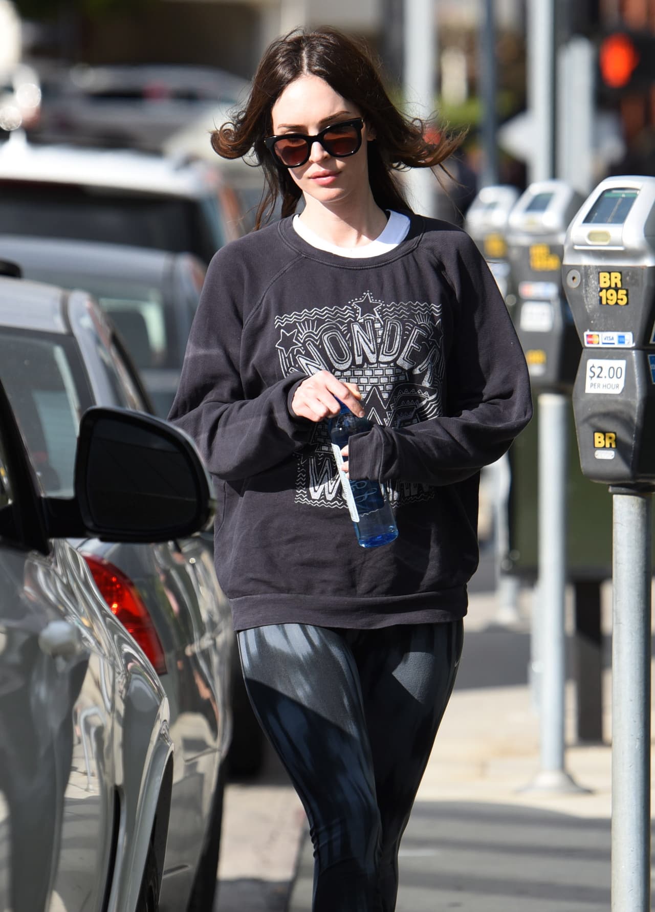 Aunque Megan quiso esfumarse lo más pronto posible.