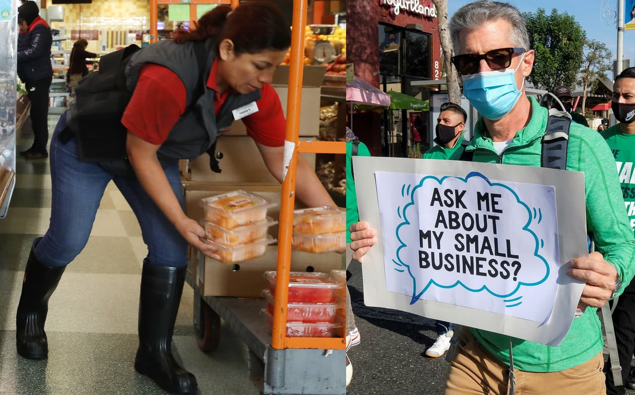 Disputa de empresarios y sindicatos de California por licencia de ausencia por coronavirus