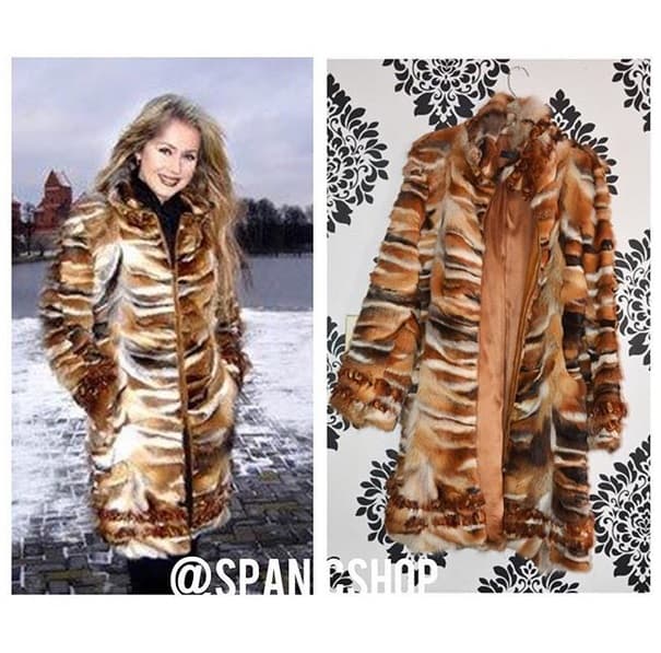 La prenda que define como: “Saco de zorro usado en Hungría” es una de las piezas que más likes tiene por sus fans aunque criticado por otros por ser de piel de animales.
<br>