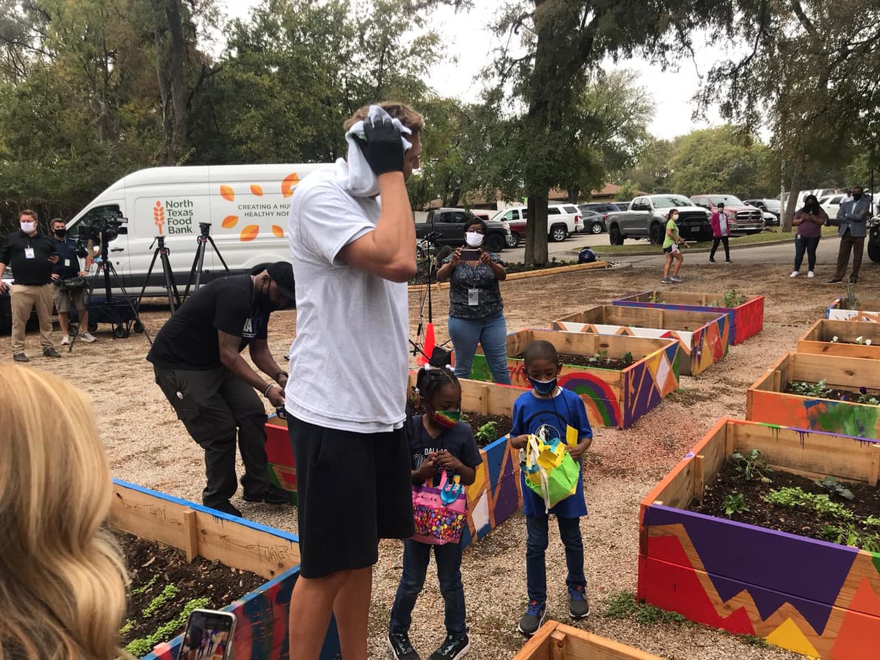 Algunas familias asistieron al evento en compañía de sus hijos.